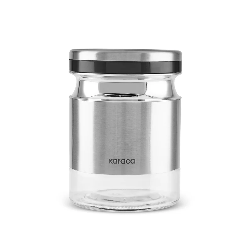 Karaca Stellum, Vorratsglas, 480ML, Inox