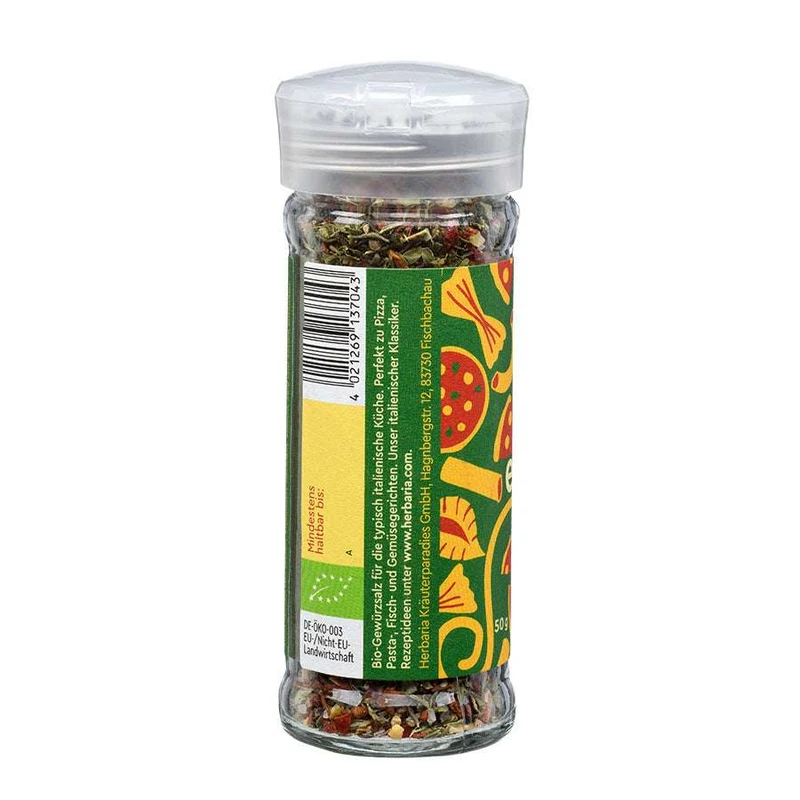 Herbaria Pizza e Pasta Gewürzmischung Bio 50 g