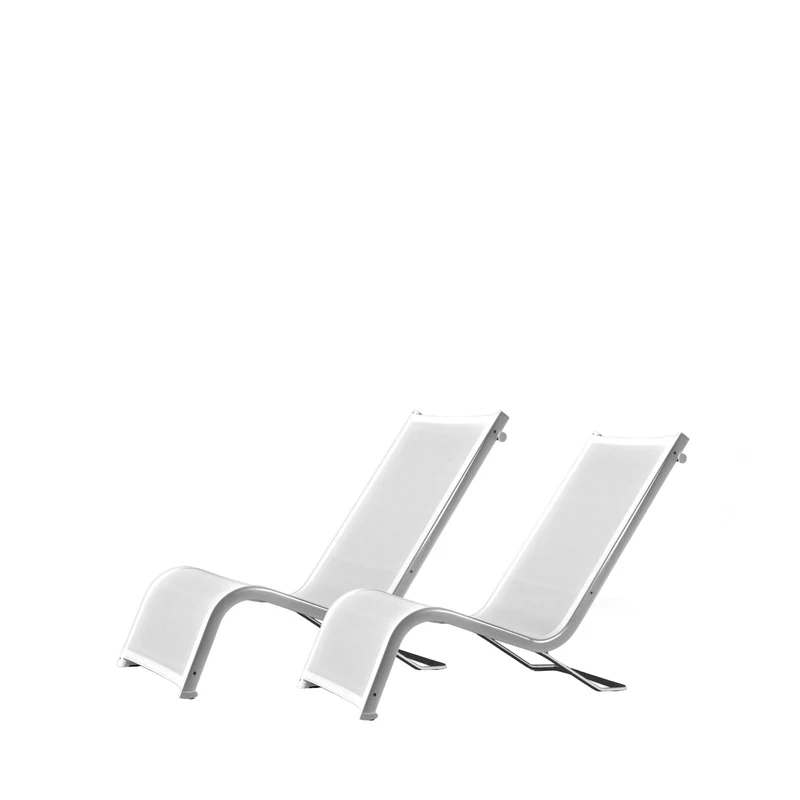 Lounger LAZY Set of Two by Michel Boucquillon for Serralunga