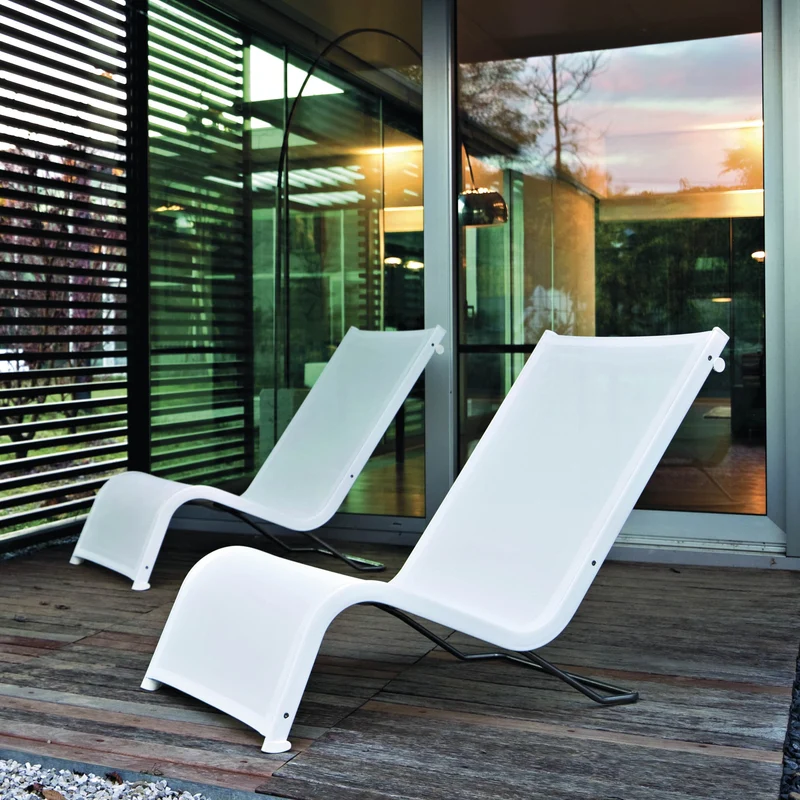 Lounger LAZY Set of Two by Michel Boucquillon for Serralunga