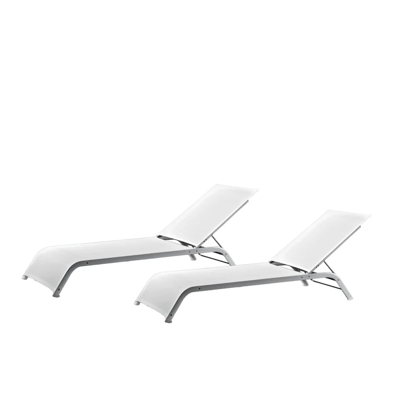 Sunbed LAZY Set of Two by Michel Boucquillon for Serralunga