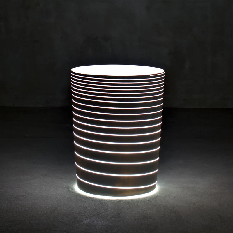 Outdoor Vase GRAND JANE with Light by Marc Sadler for Serralunga