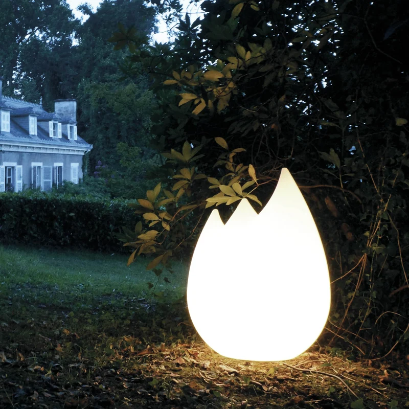 Outdoor Floor Lamp FLAME by Sebastian Bergne for Serralunga