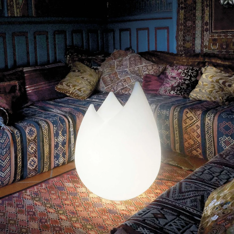 Outdoor Floor Lamp FLAME by Sebastian Bergne for Serralunga
