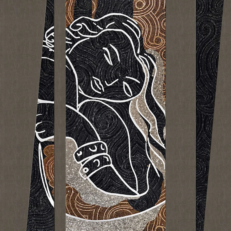 Vetrite Glass Mosaic Decorative Panel JEANNE by Sicis