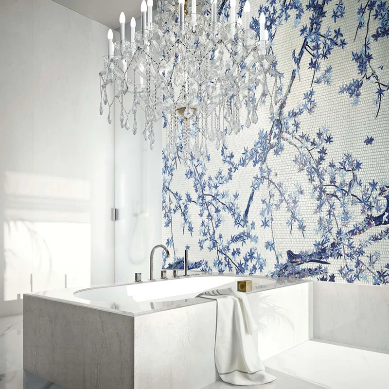 Mosaic MAPLE TREE & BIRDS by Sicis