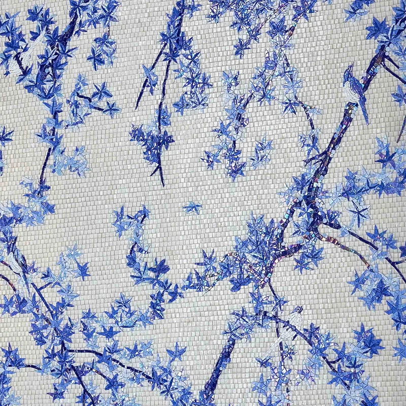 Mosaic MAPLE TREE & BIRDS by Sicis