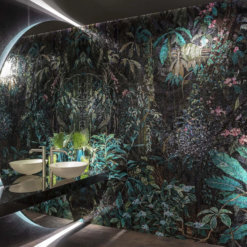 Mosaic GIAVA DARK RECT 02 by Sicis