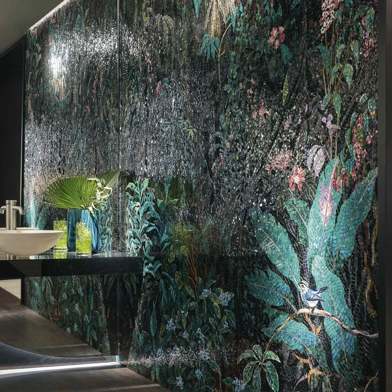 Mosaic GIAVA DARK RECT 02 by Sicis