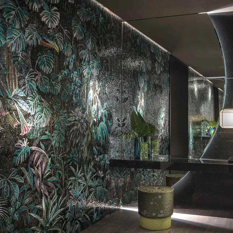 Mosaic GIAVA DARK RECT 01 by Sicis