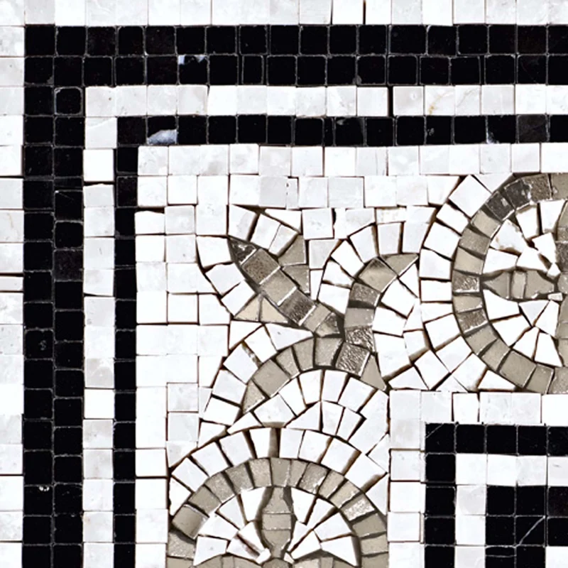 Mosaic Rug LAGAV Carrara by Sicis