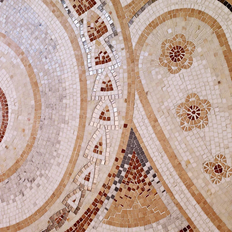 Mosaic Rug PAISLEY ART by Sicis