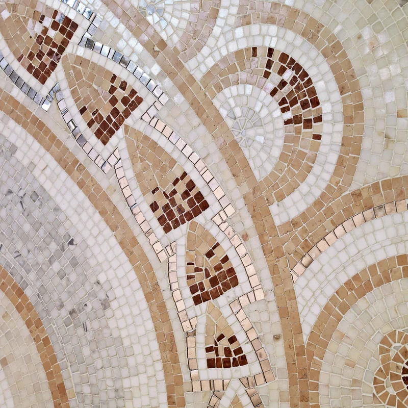 Mosaic Rug PAISLEY ART by Sicis