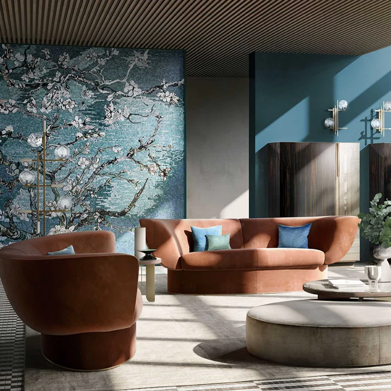 Mosaic ALMOND BLOSSOM by Sicis