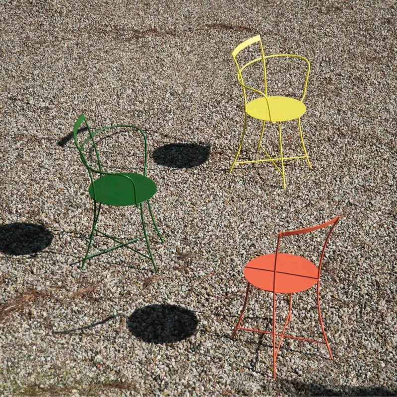 Steel Stackable Chair IRMA by Mario Scairato for InternoItaliano
