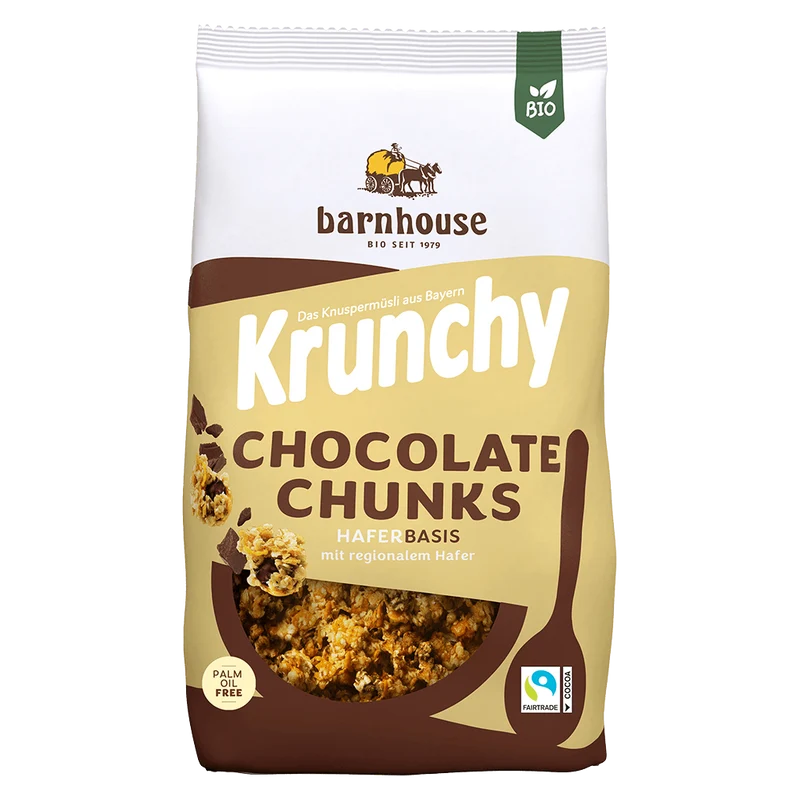 Barnhouse Bio Krunchy Chocolate Chunks 500g