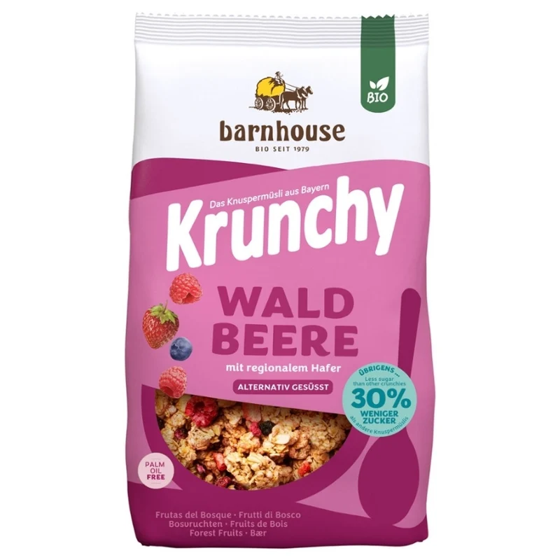 Barnhouse Bio Krunchy Pur Waldbeere (500g)
