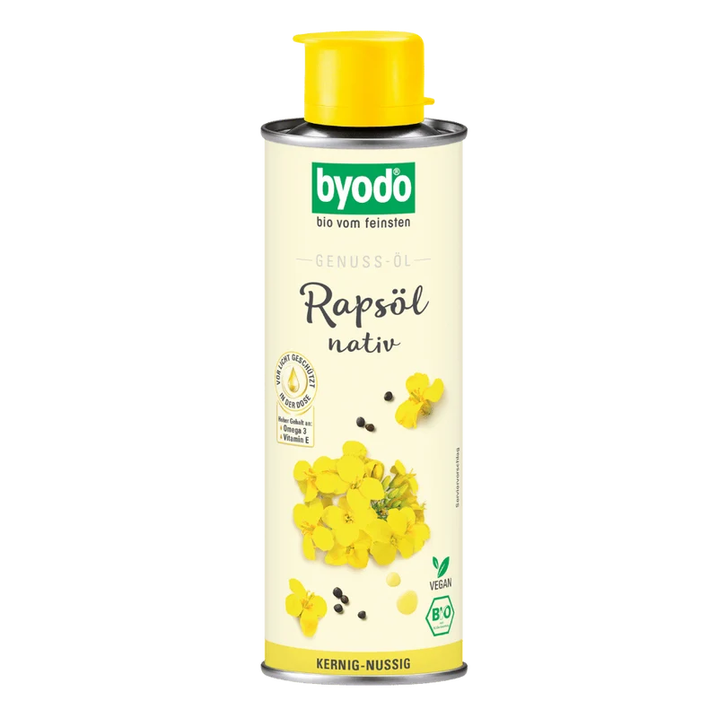 BYODO Rapsöl nativ (250ml in der Dose) Bio