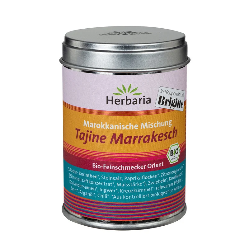 Herbaria Tajine Marrakesch Gewürzmischung Bio 100 g - in Kooperation mit Brigitte