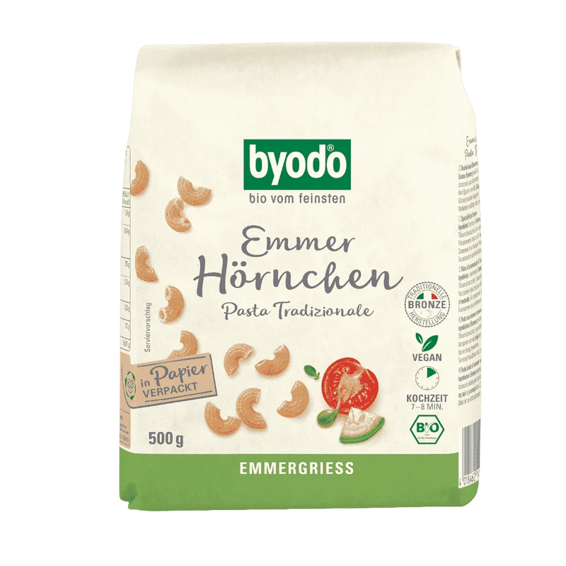 BYODO Emmer Hörnchen (Sommerdinkel) 500g