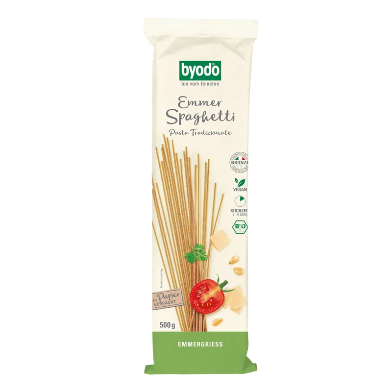BYODO Bio Emmer Spaghetti (Sommerdinkel) 500g