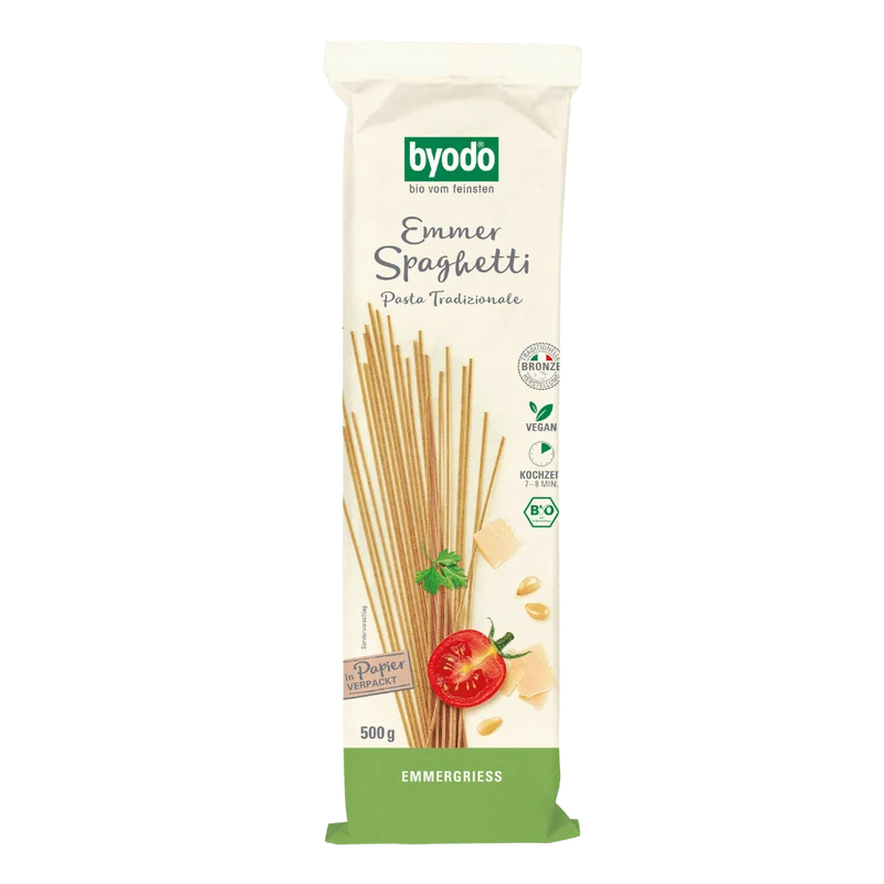 BYODO Bio Emmer Spaghetti (Sommerdinkel) 500g