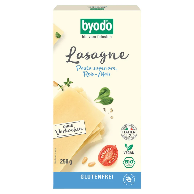 BYODO Lasagne Reis-Mais 250 g
