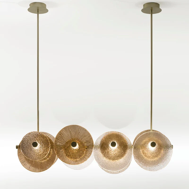 Brass Suspension Lamp ANDROMEDA by Sicis