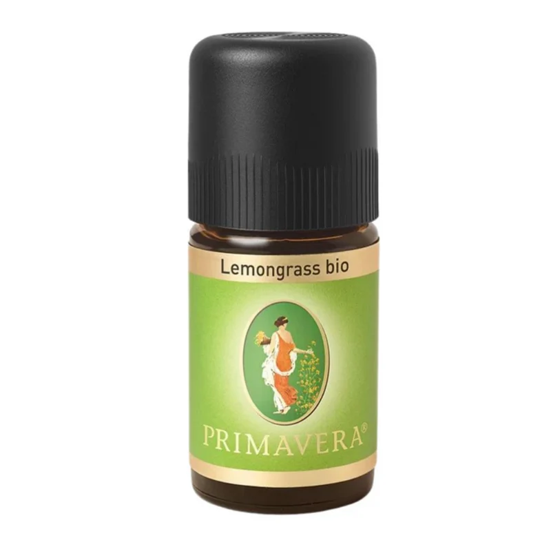Primavera Lemongrass Bio Ätherisches Öl (Cymbopogon flexuosus) (5 ml)