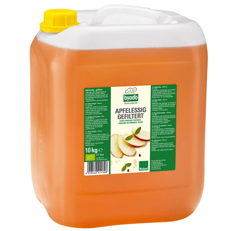 BYODO Bio Apfelessig 5% - klar gefiltert - 10l