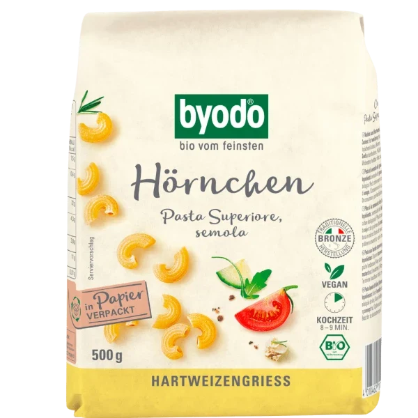 BYODO Bio Hörnchen semola 500g