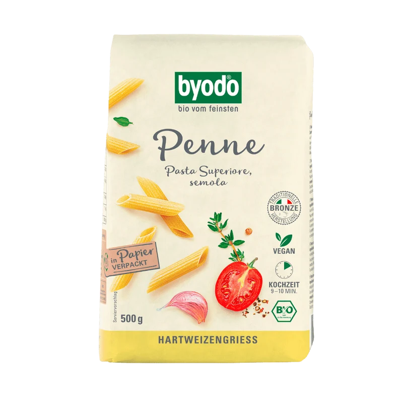 BYODO Bio Penne semola 500g