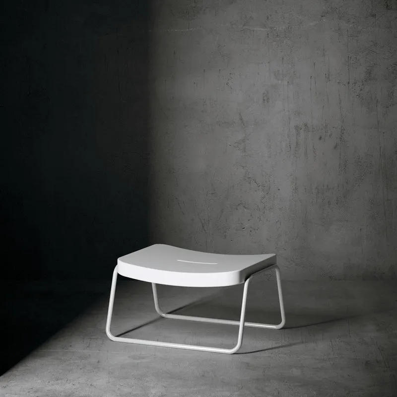 Outdoor Footstool TIME OUT by Rodolfo Dordoni for Serralunga