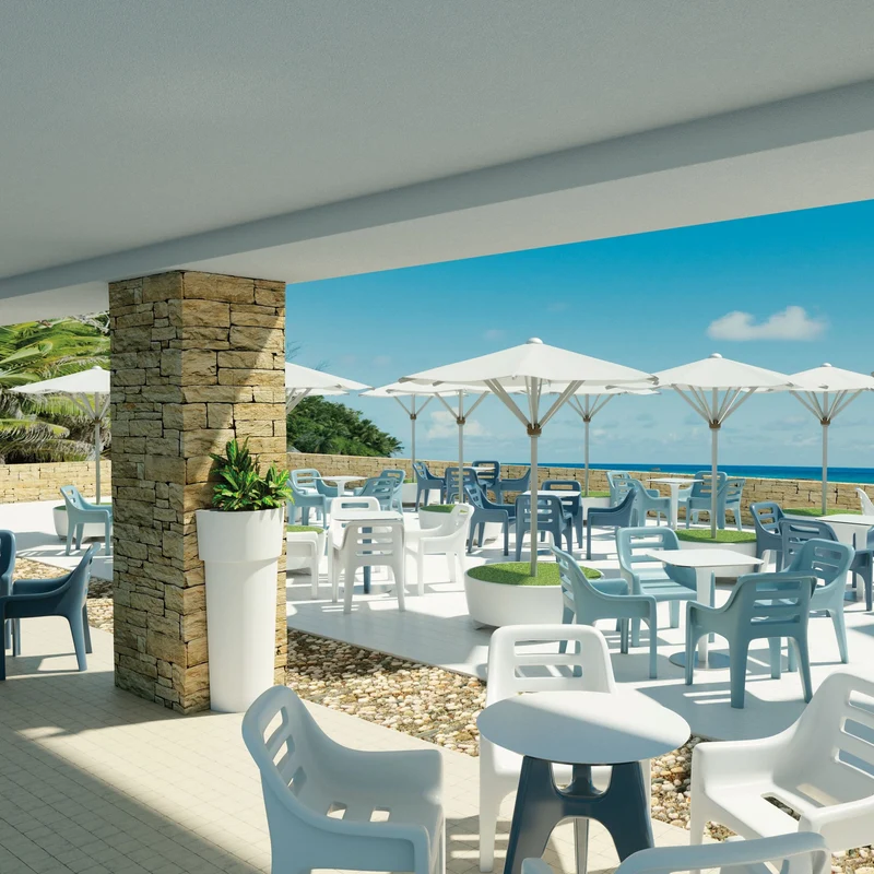 Outdoor Chair RUSSEL by Vico Magistretti for Serralunga