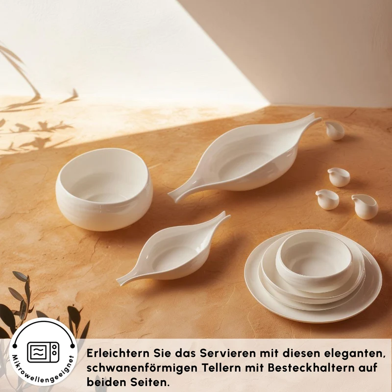 Karaca Earth Collection Clay 55-teiliges 12 Personen Geschirrset