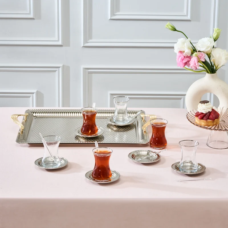 Karaca Nehir 19-teiliges Teeservice