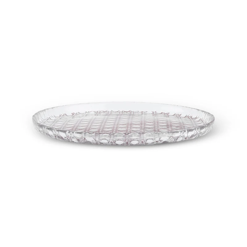 Karaca Rattan Grau-Glitzer 7-teiliges Kuchenset
