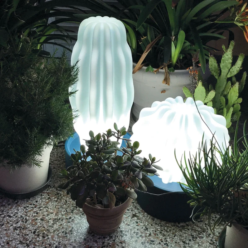 Decorative Object CACTUS LONG with Light by Alessandra Baldereschi for Serralunga