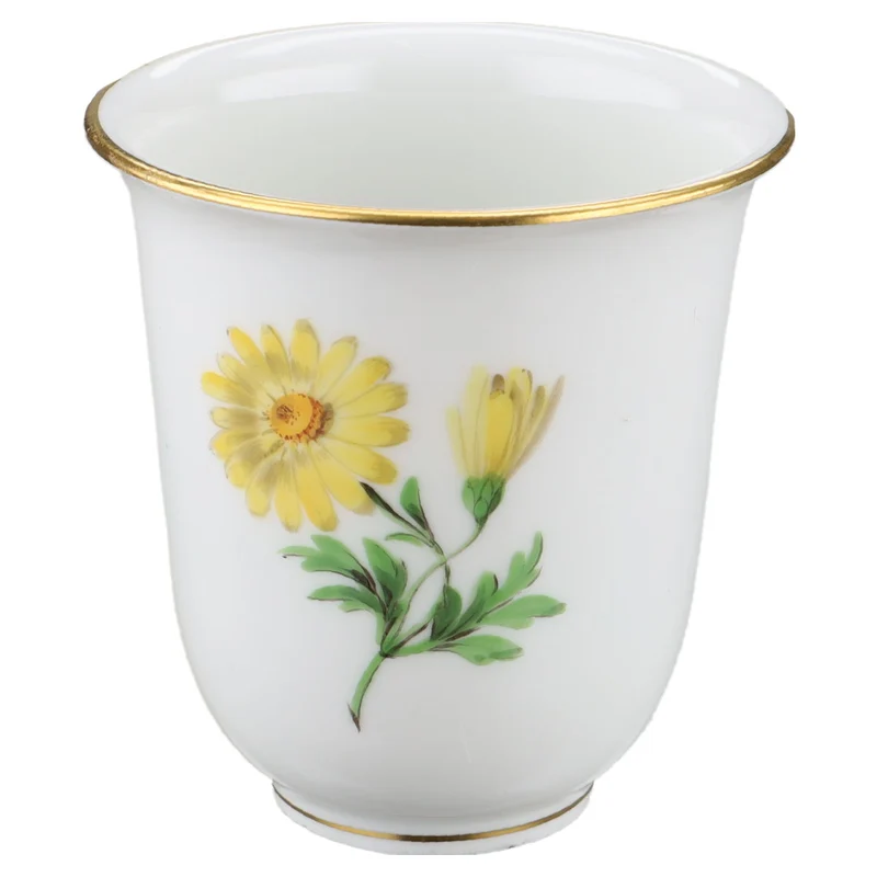 Vase klein H 6,5 cm Margarite Gelb