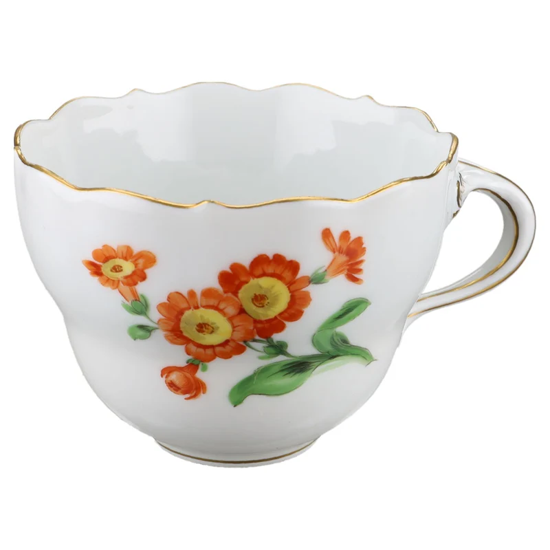 Kaffeetasse Glockenblüte Orange