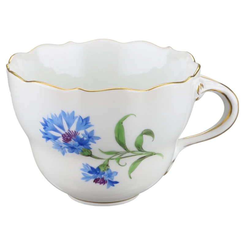 Kaffeetasse mit Untere Kornblume Blau