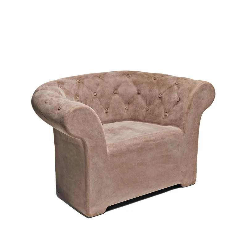 Armchair SIRCHESTER Moleskin by Bazzicalupo and Mangiarotti for Serralunga
