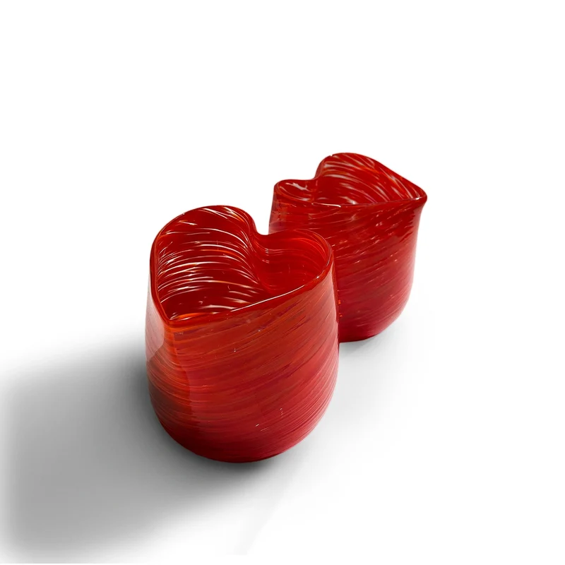 Murano Glass Water Glass CUORE by Gianna Moise