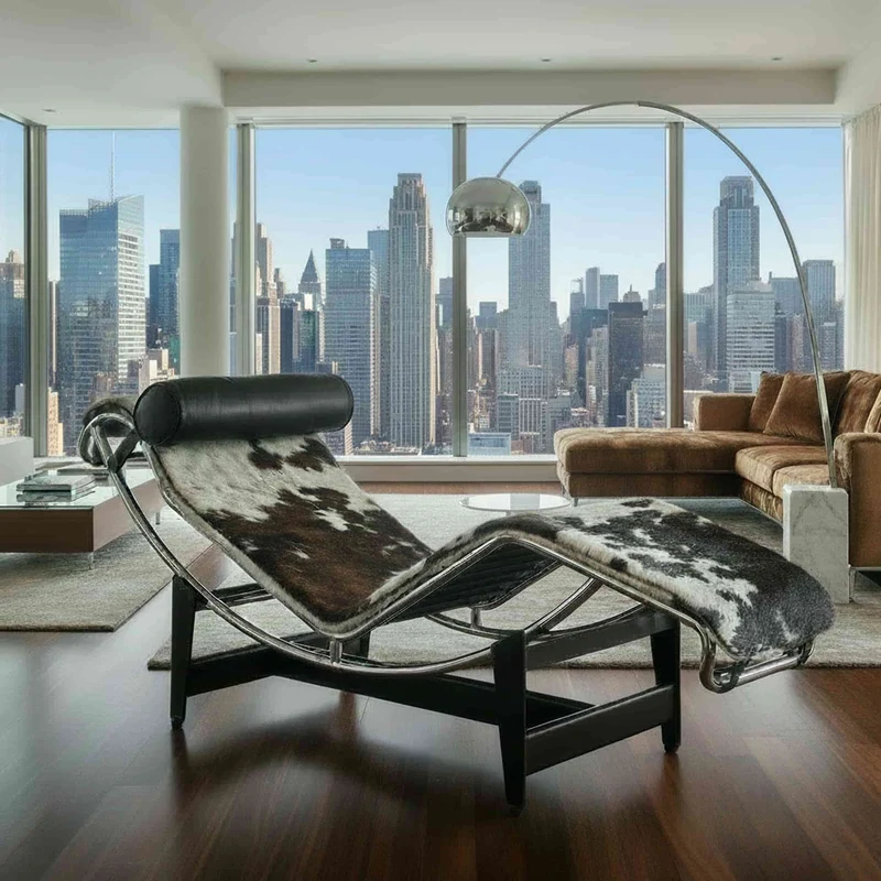 Chaise Longue - "4, Chaise Longue à reglage continu", designed by Le Corbusier, Pierre Jeanneret, Charlotte Perriand for Cassina