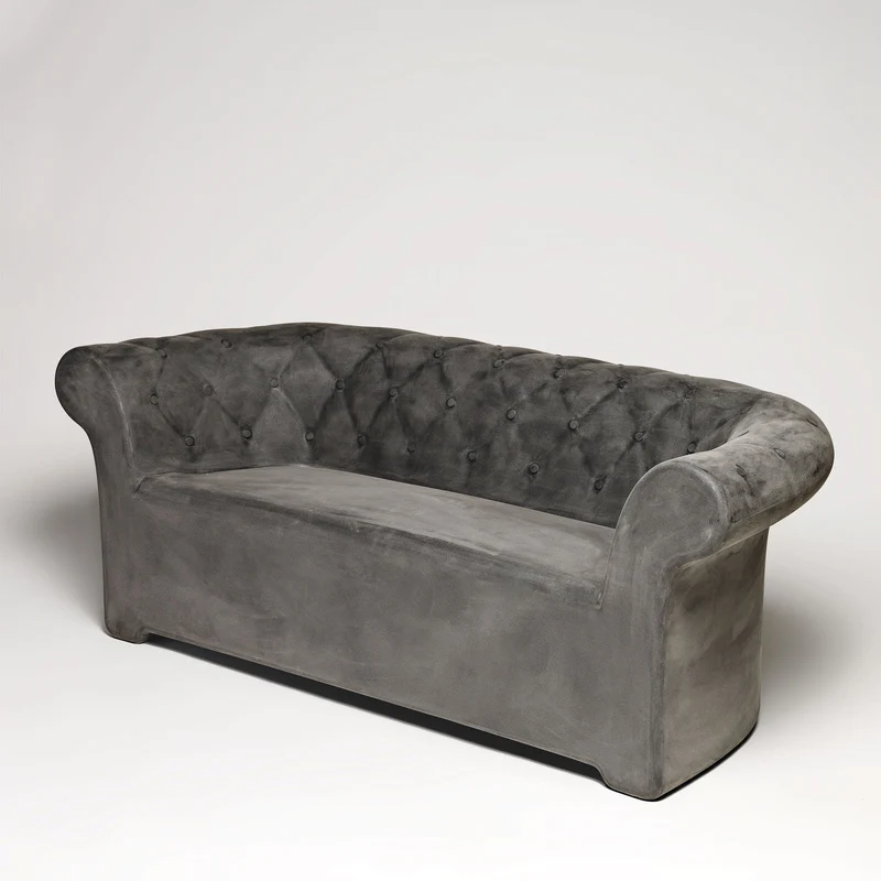 Three Seater Sofa SIRCHESTER Moleskin by Serralunga
