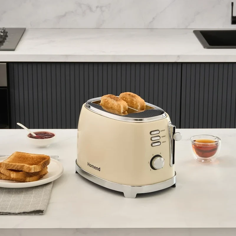 Homend Vintage Breadfast 1527H Toaster Creme