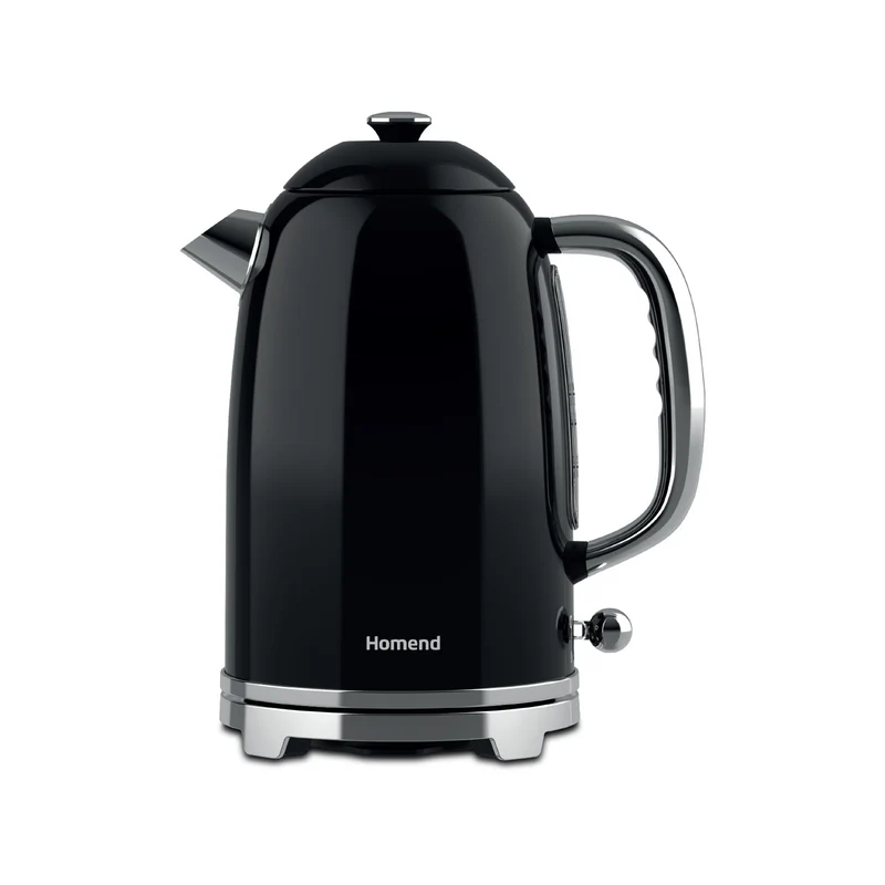 Homend Vintage Heatrow 1627H, Wasserkocher, Schwarz, 2200W