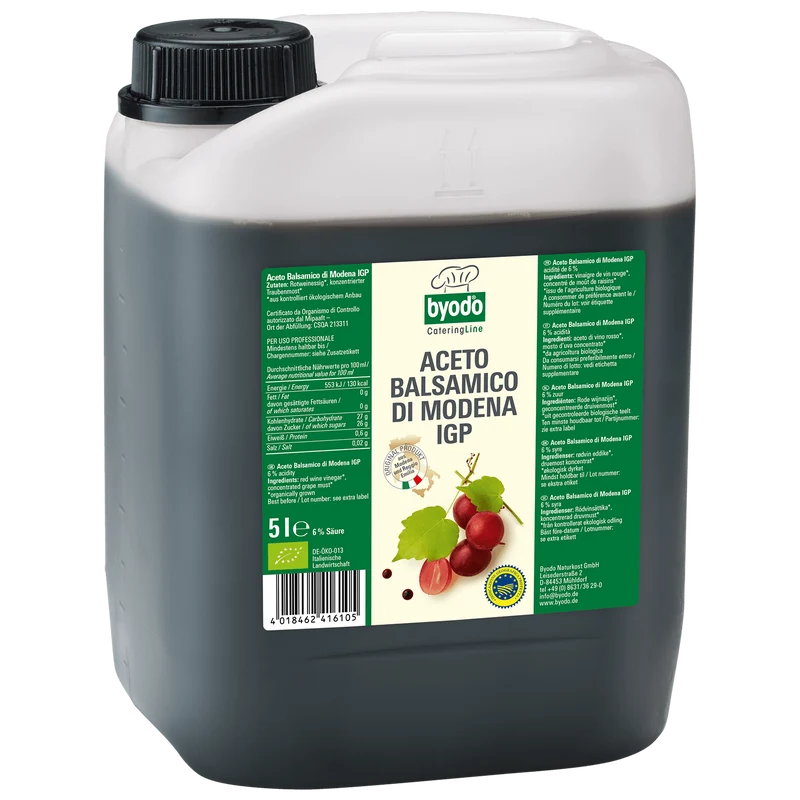 BYODO Aceto Balsamico di Modena IGP 5l Bio