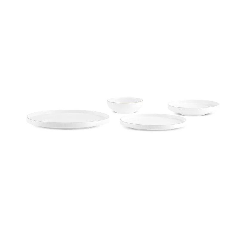 Karaca Streamline New Saturn Gold 24-teiliges Tafelservice, 6 Personen