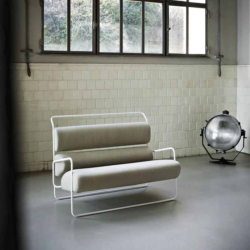 Fabric Two-Seater Sofa SANCARLO by Achille Castiglioni for Tacchini